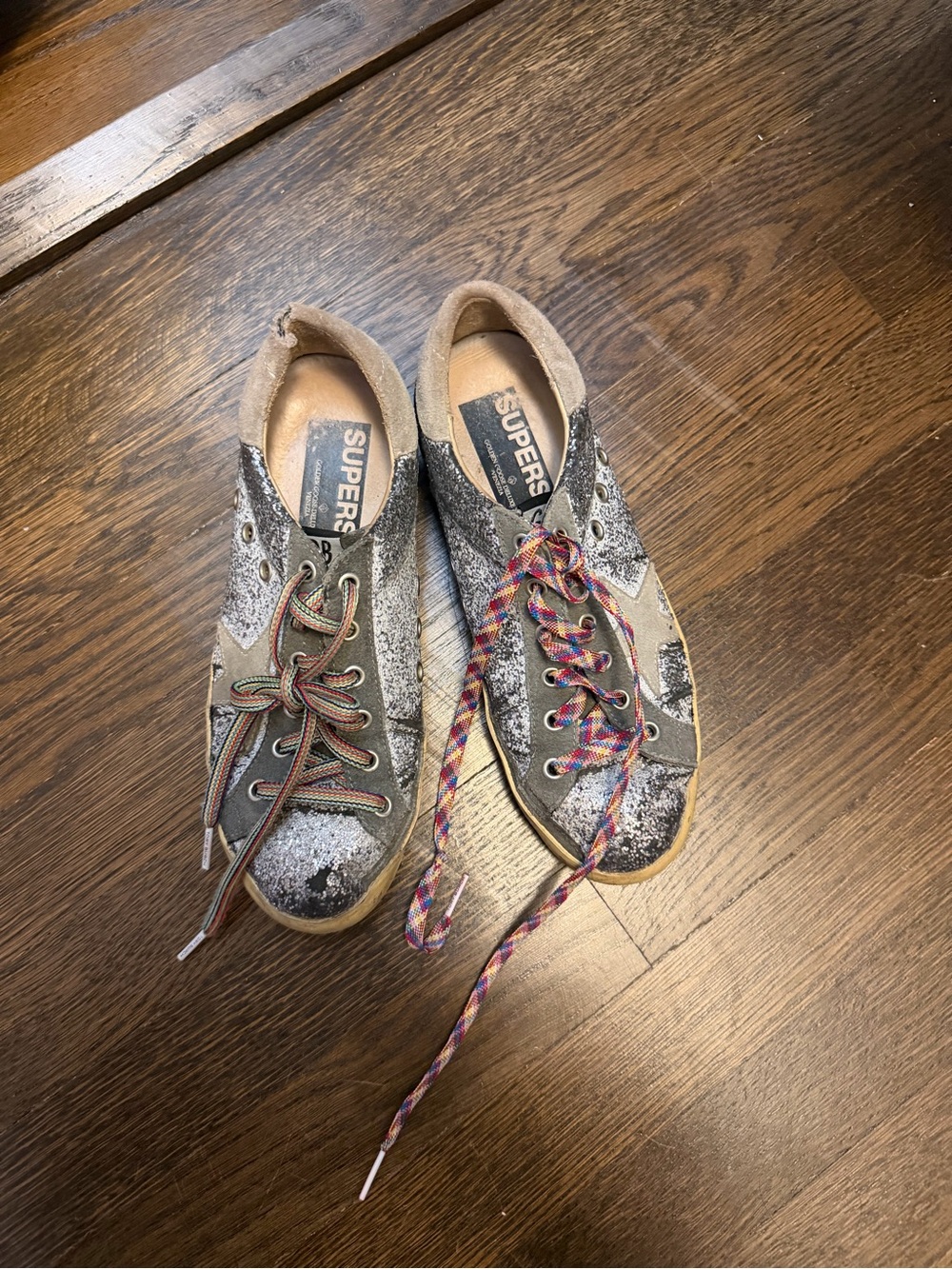 Golden goose glitter